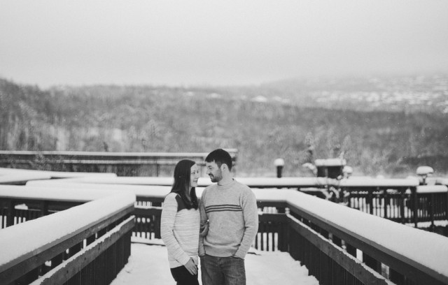 winer engagement photos in anchorage