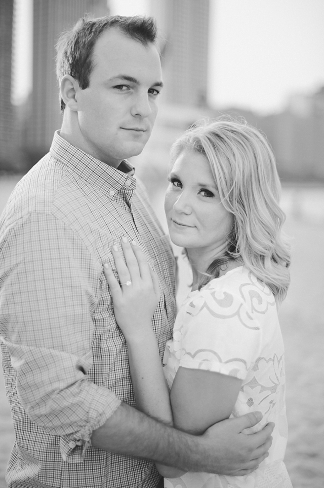 art institute chicago and oak street beach engagement photos