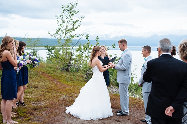 alaskan wilderness wedding photography at beluga lake