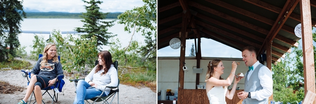 alaskan wilderness wedding photography at beluga lake