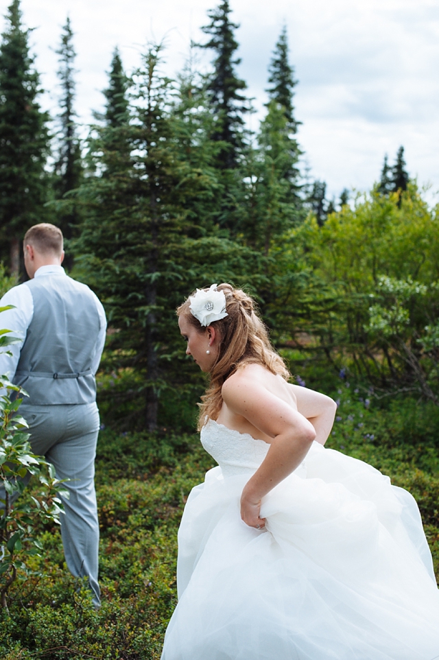 alaskan wilderness wedding photography at beluga lake