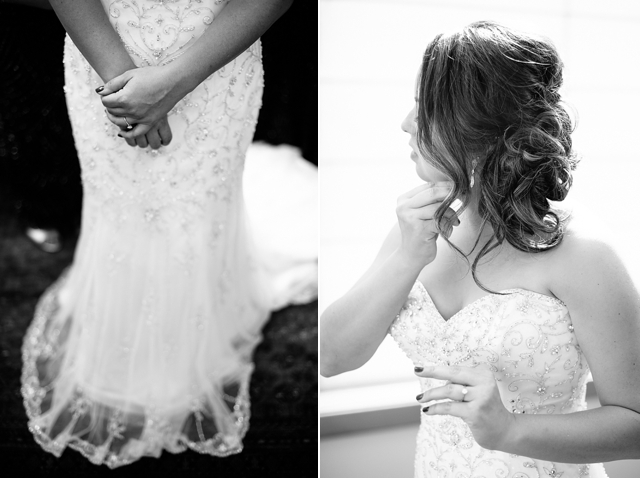 girdwood wedding photos with bride getting ready