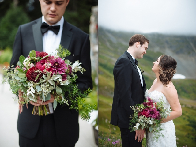 girdwood wedding photos and Crow Creek Mine Wedding in Alaska