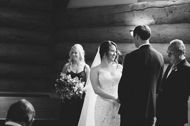 girdwood wedding photos in wedding chapel by Erica Rose