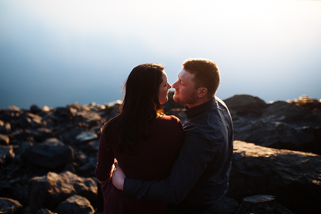 Anchorage Engagement Photography session at sunset