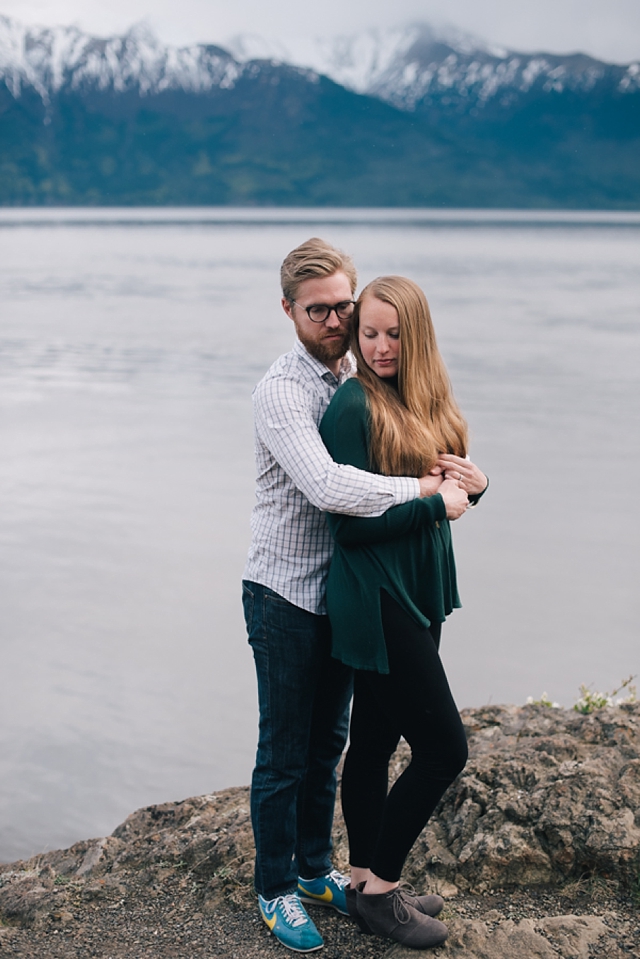 Alaska Couples Portraits by Alaskan Engagement Photographer Erica Rose