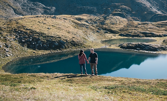 april bowl engagement photos in the mountains hatcher pass 
