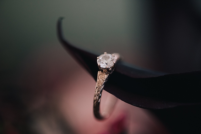 Alaska Wedding Photographer Engagement Ring Photo