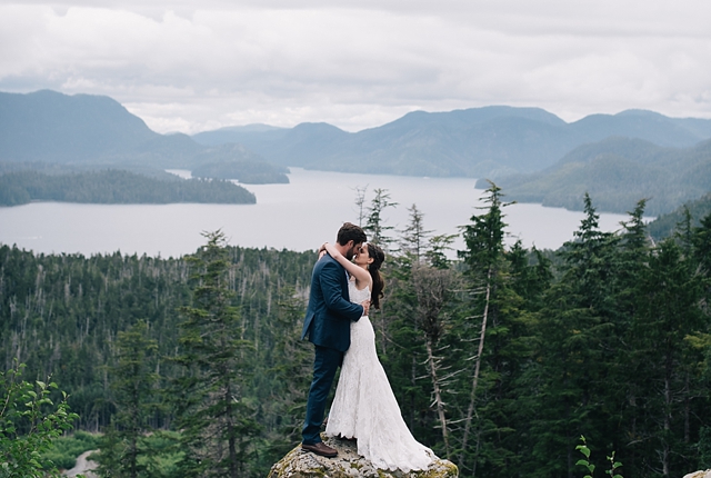 sitka alaska wedding photographer bride groom portraits