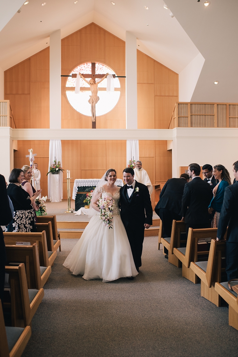 newlyweds st patricks catholic church anchorage