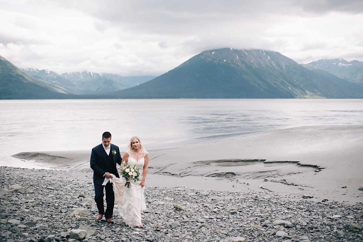 alyeska resort weddings bride and groom