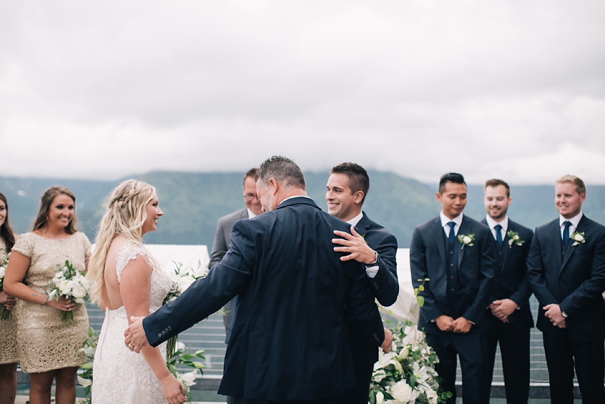 alyeska resort weddings outdoor ceremony