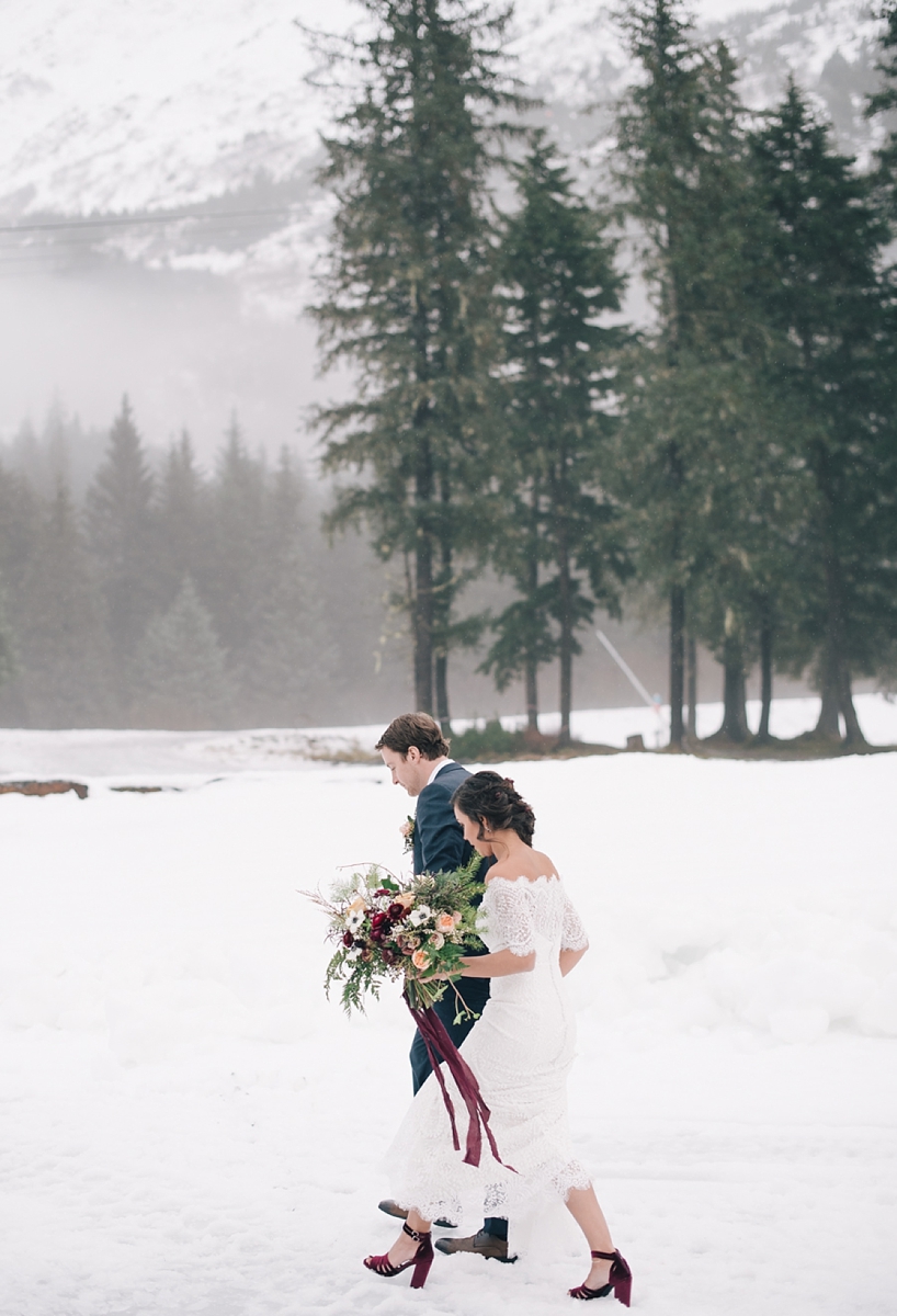 Alaska Winter Wedding Alyeska Resort