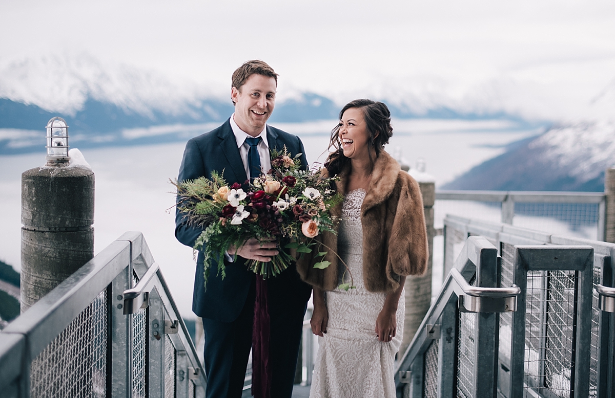 Alaska Winter Wedding Alyeska Resort