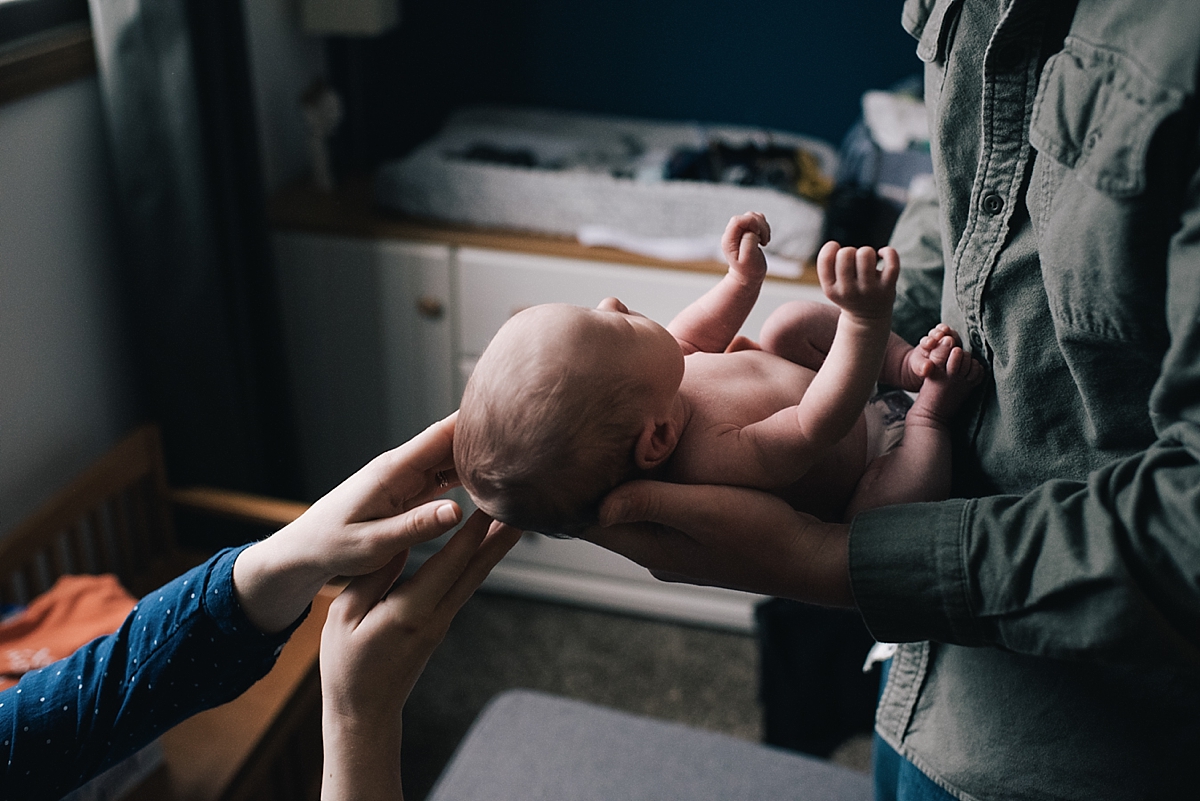 Anchorage Family Lifestyle Newborn Photographer