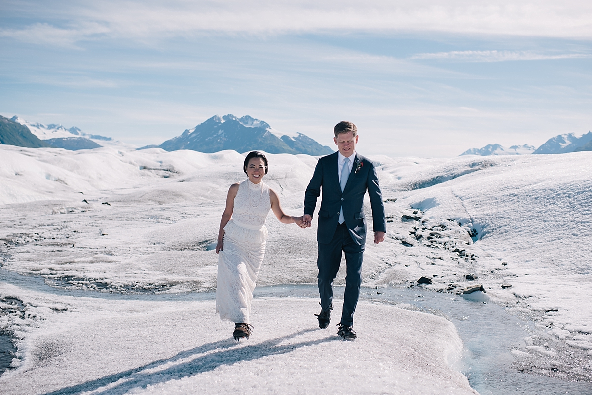 alaska glacier elopement photographer
