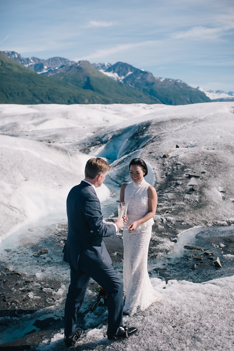 alaska glacier elopement photographer