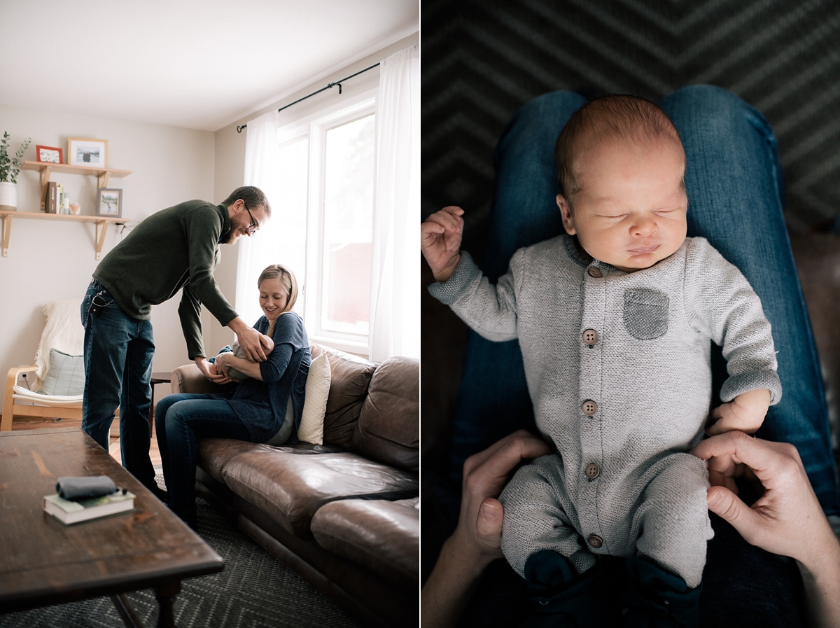 Anchorage Newborn Photography at home