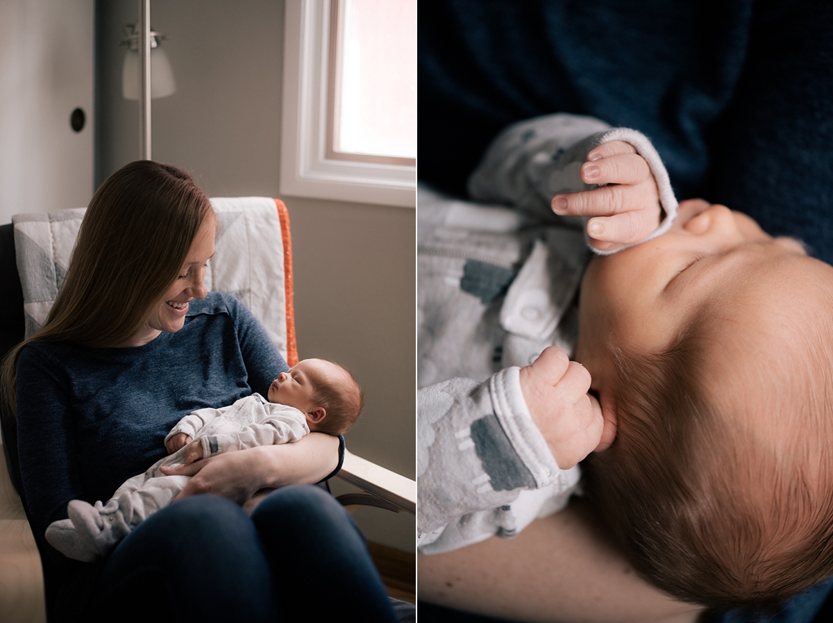 Anchorage Newborn Photography at home 