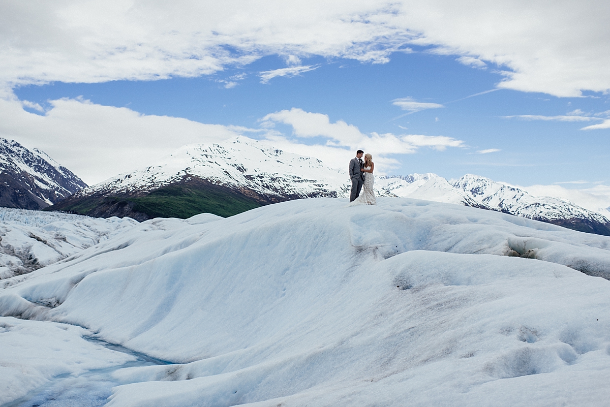 Alaska Glacier Elopement Photographer