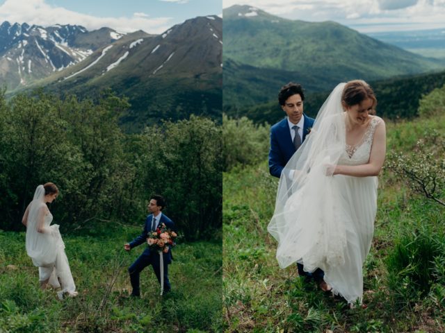 alpenglow lodge arctic valley wedding photographer